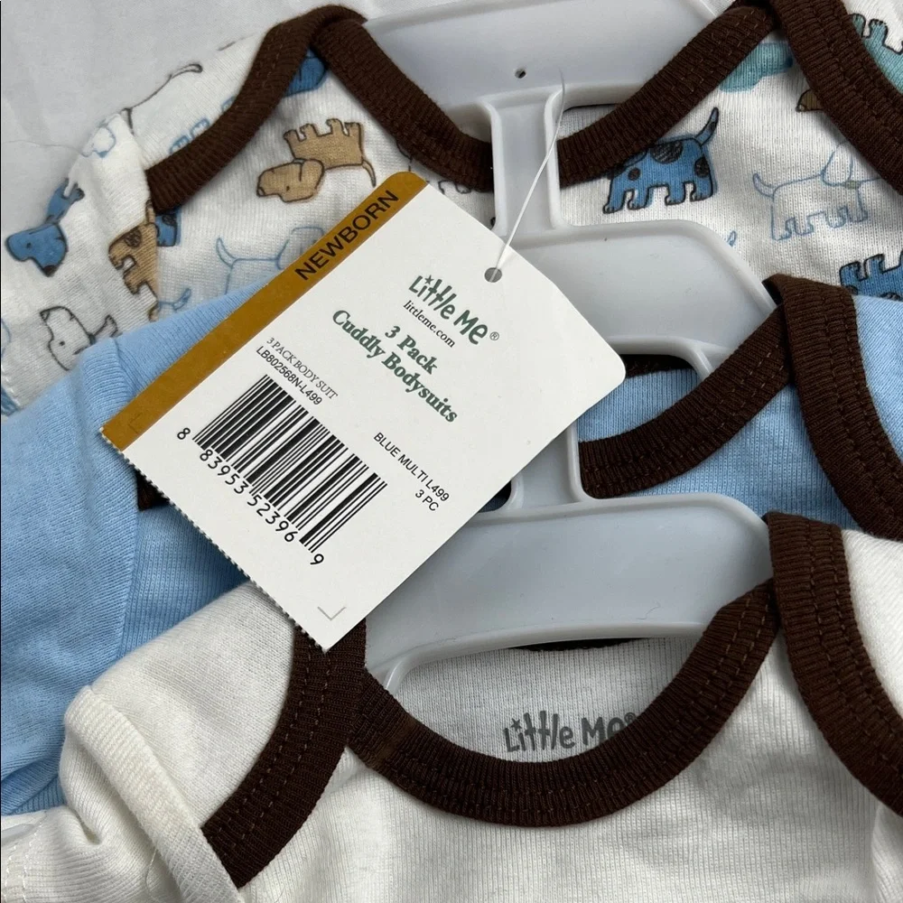 Little Me Baby Boys‎ 4-Pack Holiday Sleepers and Onesies - Red & White & Blue